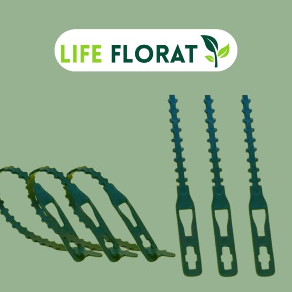 Plant stem support clip